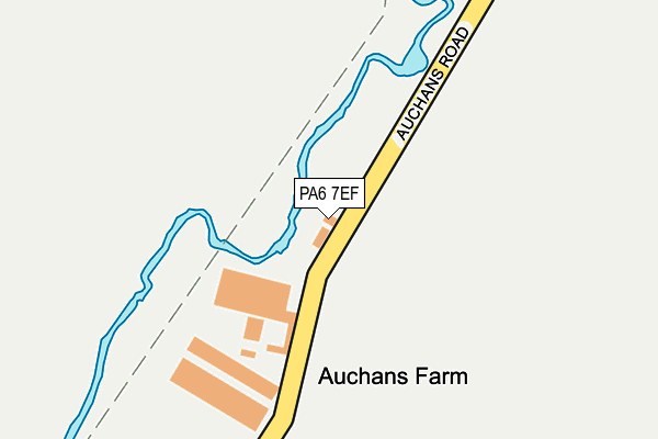 PA6 7EF map - OS OpenMap – Local (Ordnance Survey)