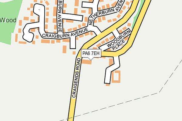 PA6 7EH map - OS OpenMap – Local (Ordnance Survey)