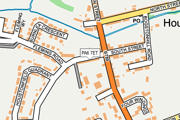 PA6 7ET map - OS OpenMap – Local (Ordnance Survey)