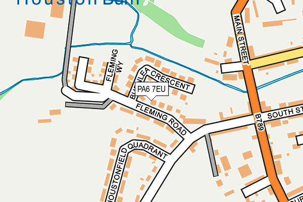 PA6 7EU map - OS OpenMap – Local (Ordnance Survey)