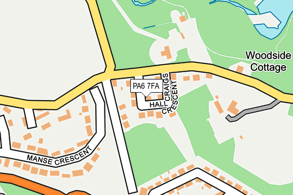 PA6 7FA map - OS OpenMap – Local (Ordnance Survey)