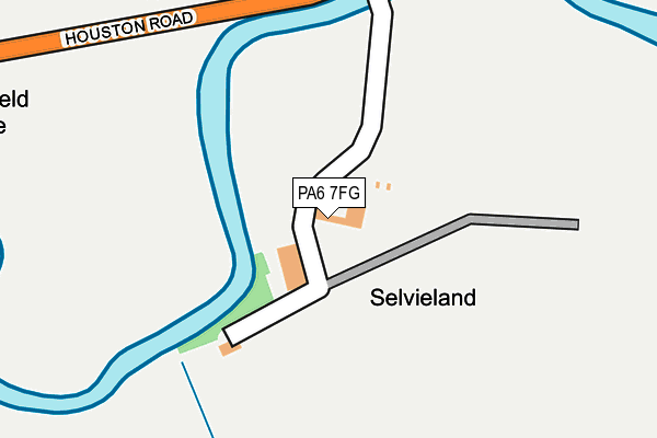 PA6 7FG map - OS OpenMap – Local (Ordnance Survey)