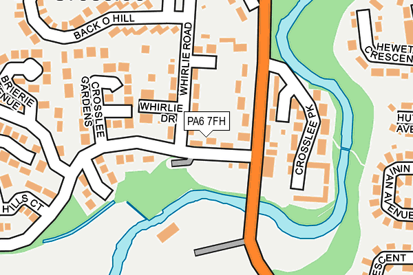 PA6 7FH map - OS OpenMap – Local (Ordnance Survey)