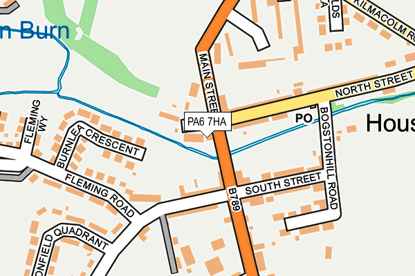 PA6 7HA map - OS OpenMap – Local (Ordnance Survey)