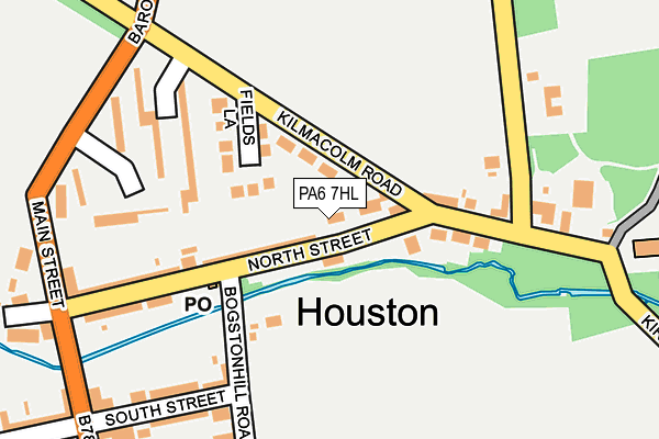 PA6 7HL map - OS OpenMap – Local (Ordnance Survey)