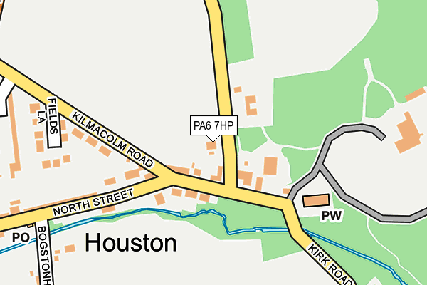 PA6 7HP map - OS OpenMap – Local (Ordnance Survey)