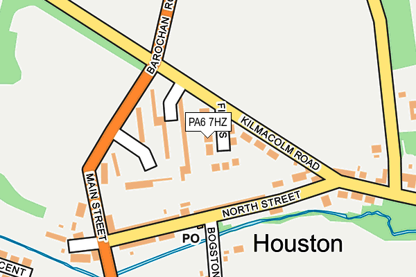 PA6 7HZ map - OS OpenMap – Local (Ordnance Survey)