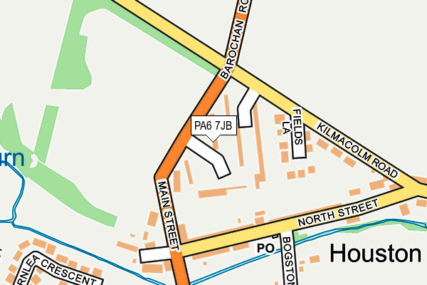 PA6 7JB map - OS OpenMap – Local (Ordnance Survey)