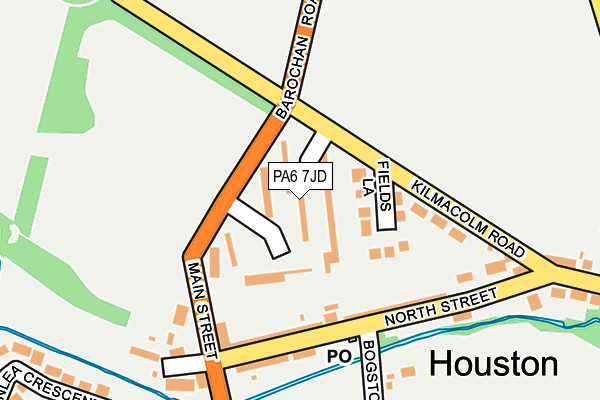 PA6 7JD map - OS OpenMap – Local (Ordnance Survey)