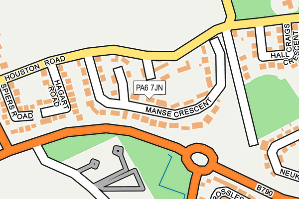 PA6 7JN map - OS OpenMap – Local (Ordnance Survey)