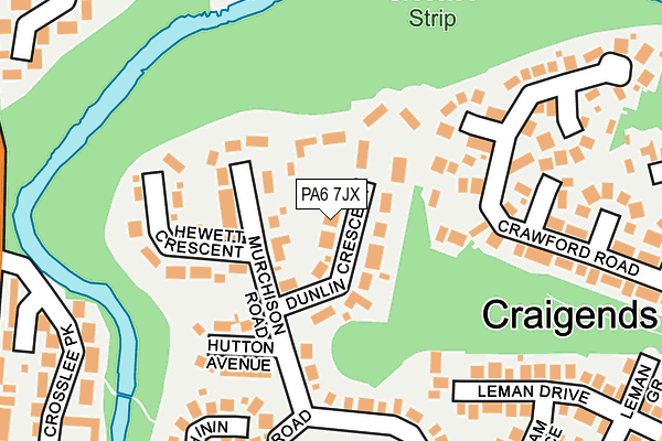 PA6 7JX map - OS OpenMap – Local (Ordnance Survey)