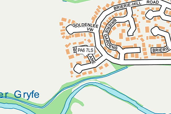 PA6 7LS map - OS OpenMap – Local (Ordnance Survey)