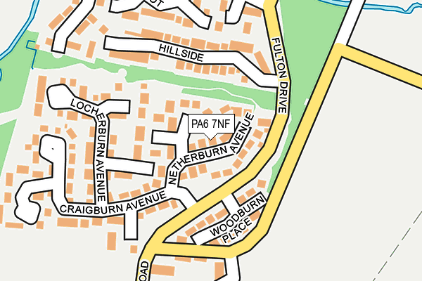 PA6 7NF map - OS OpenMap – Local (Ordnance Survey)