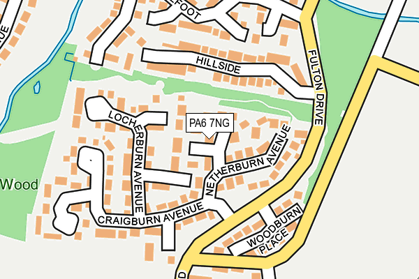 PA6 7NG map - OS OpenMap – Local (Ordnance Survey)