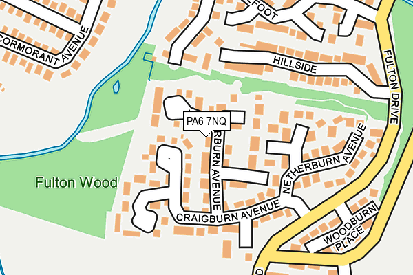 PA6 7NQ map - OS OpenMap – Local (Ordnance Survey)