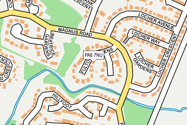 PA6 7NU map - OS OpenMap – Local (Ordnance Survey)