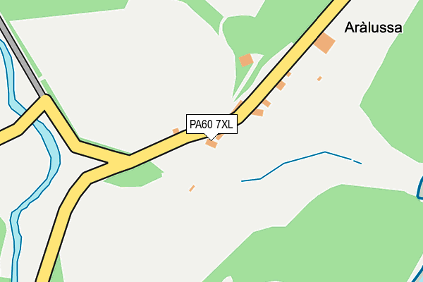 PA60 7XL map - OS OpenMap – Local (Ordnance Survey)