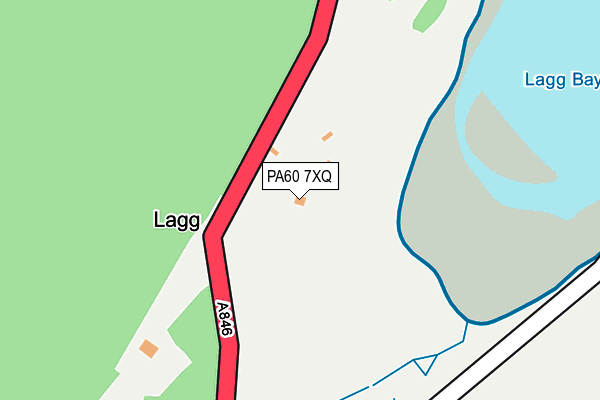 PA60 7XQ map - OS OpenMap – Local (Ordnance Survey)