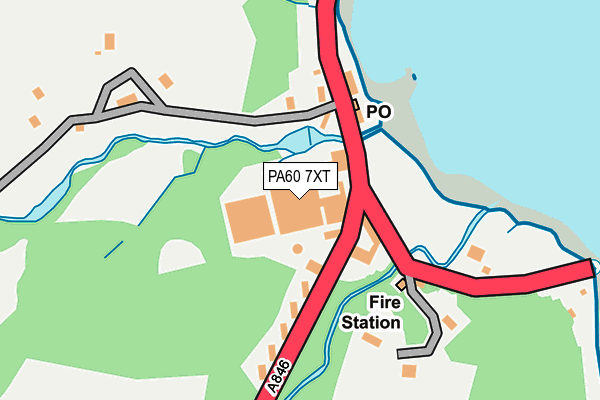 PA60 7XT map - OS OpenMap – Local (Ordnance Survey)