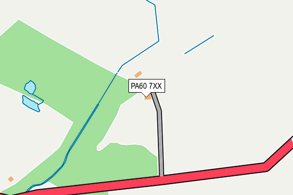 PA60 7XX map - OS OpenMap – Local (Ordnance Survey)