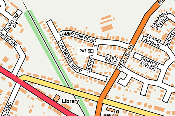 PA7 5EH map - OS OpenMap – Local (Ordnance Survey)