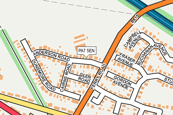 PA7 5EN map - OS OpenMap – Local (Ordnance Survey)