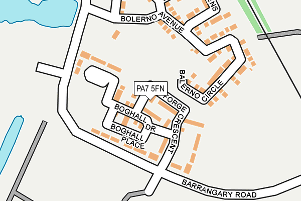 PA7 5FN map - OS OpenMap – Local (Ordnance Survey)