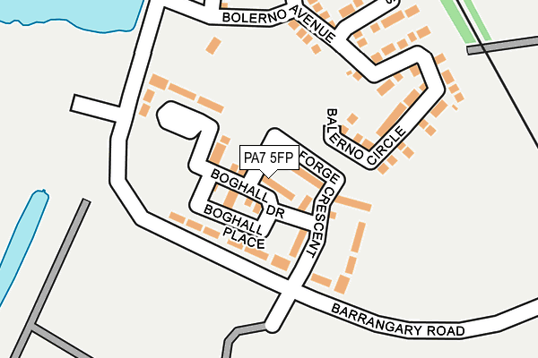 PA7 5FP map - OS OpenMap – Local (Ordnance Survey)