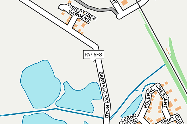 PA7 5FS map - OS OpenMap – Local (Ordnance Survey)