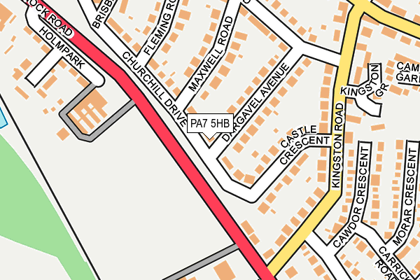 PA7 5HB map - OS OpenMap – Local (Ordnance Survey)