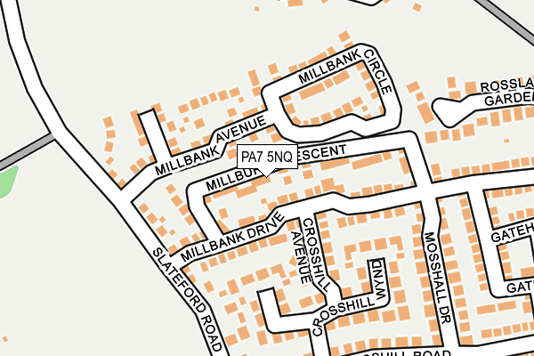 PA7 5NQ map - OS OpenMap – Local (Ordnance Survey)