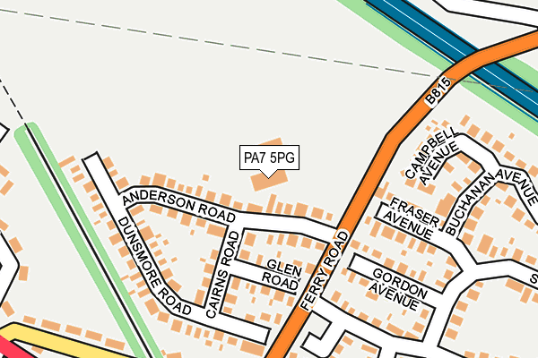 PA7 5PG map - OS OpenMap – Local (Ordnance Survey)