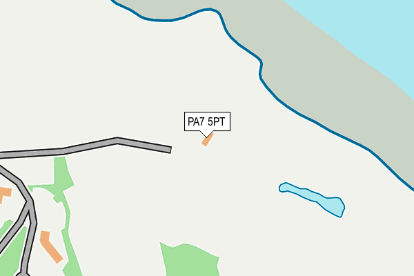 PA7 5PT map - OS OpenMap – Local (Ordnance Survey)