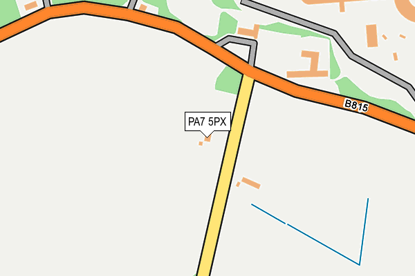 PA7 5PX map - OS OpenMap – Local (Ordnance Survey)