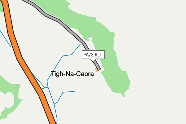 PA73 6LT map - OS OpenMap – Local (Ordnance Survey)