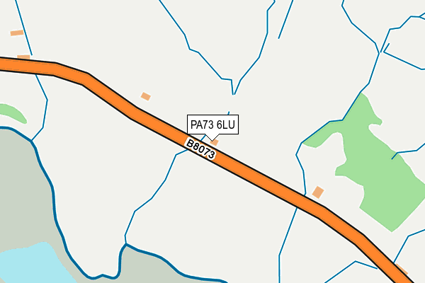 PA73 6LU map - OS OpenMap – Local (Ordnance Survey)