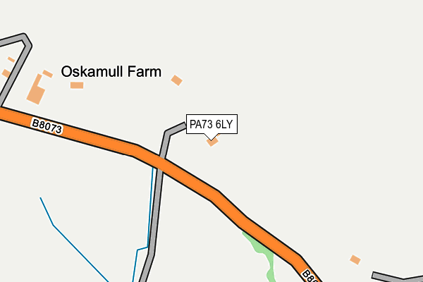 PA73 6LY map - OS OpenMap – Local (Ordnance Survey)