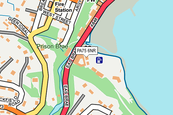 PA75 6NR map - OS OpenMap – Local (Ordnance Survey)
