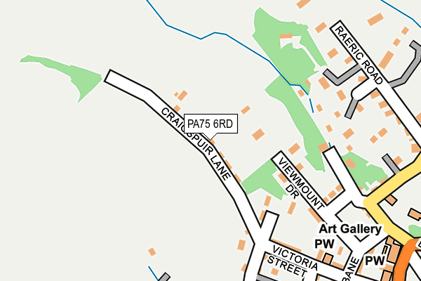PA75 6RD map - OS OpenMap – Local (Ordnance Survey)