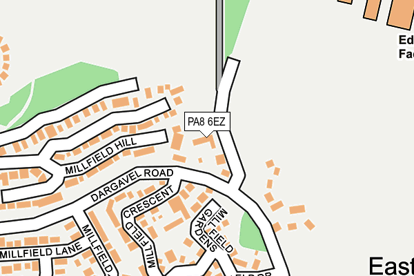 PA8 6EZ map - OS OpenMap – Local (Ordnance Survey)