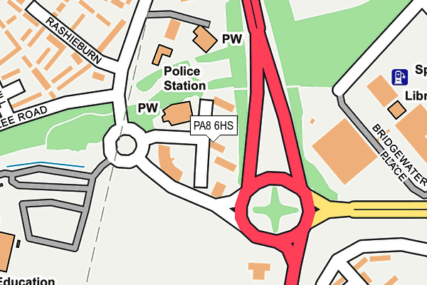 PA8 6HS map - OS OpenMap – Local (Ordnance Survey)