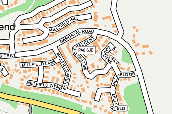 Map of RENFREWSHIRE MORTGAGE SERVICES LTD at local scale