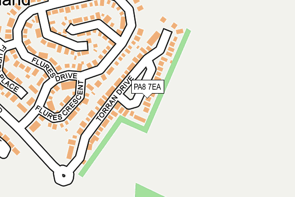 PA8 7EA map - OS OpenMap – Local (Ordnance Survey)