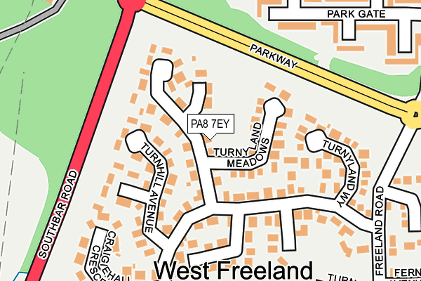PA8 7EY map - OS OpenMap – Local (Ordnance Survey)