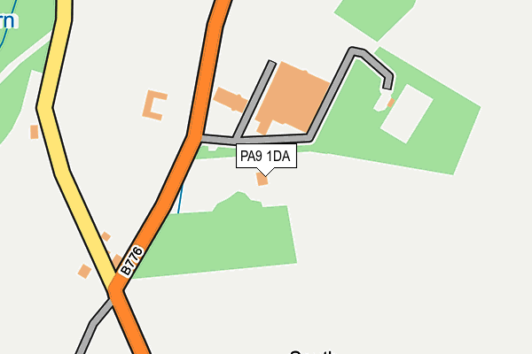 PA9 1DA map - OS OpenMap – Local (Ordnance Survey)