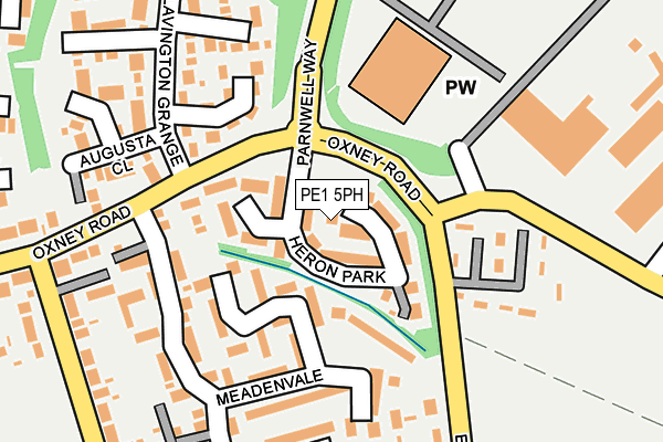 PE1 5PH map - OS OpenMap – Local (Ordnance Survey)
