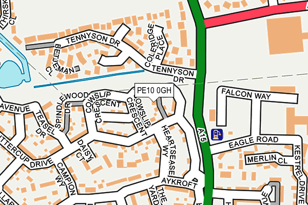 PE10 0GH map - OS OpenMap – Local (Ordnance Survey)