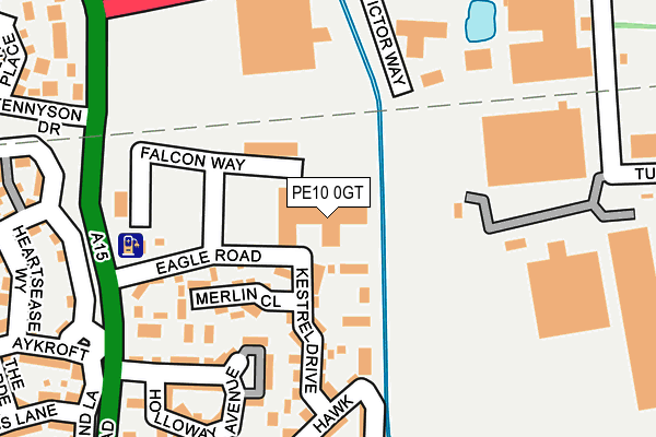 PE10 0GT map - OS OpenMap – Local (Ordnance Survey)