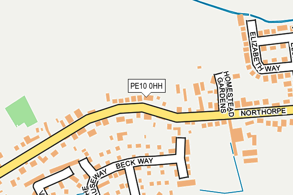 PE10 0HH map - OS OpenMap – Local (Ordnance Survey)