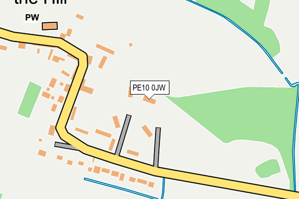 PE10 0JW map - OS OpenMap – Local (Ordnance Survey)